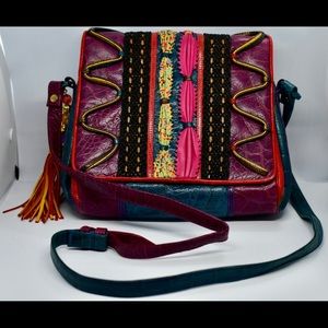 Sharif Muli-color Shoulder Bag
